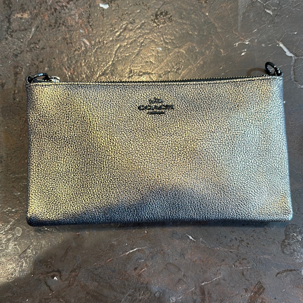Coach gold purse